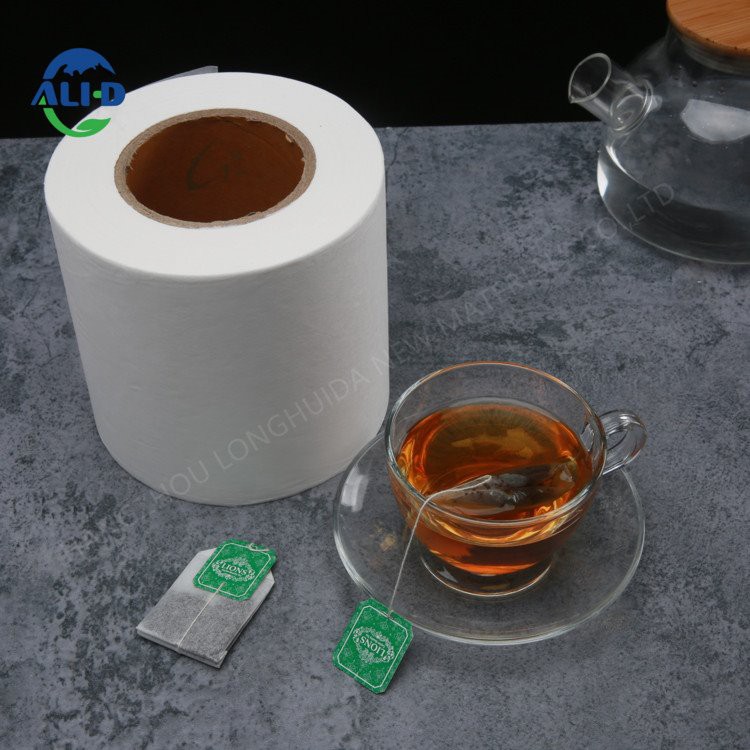ورق ترشيح أكياس الشاي عالي الجودة من الدرجة الغذائية في لفة لتعبئة الشاي
